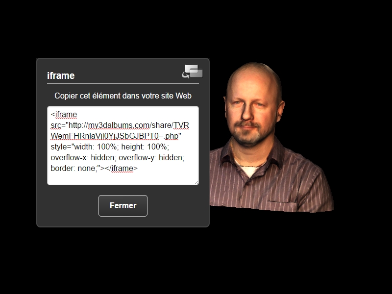 Votre avatar sur votre site Web